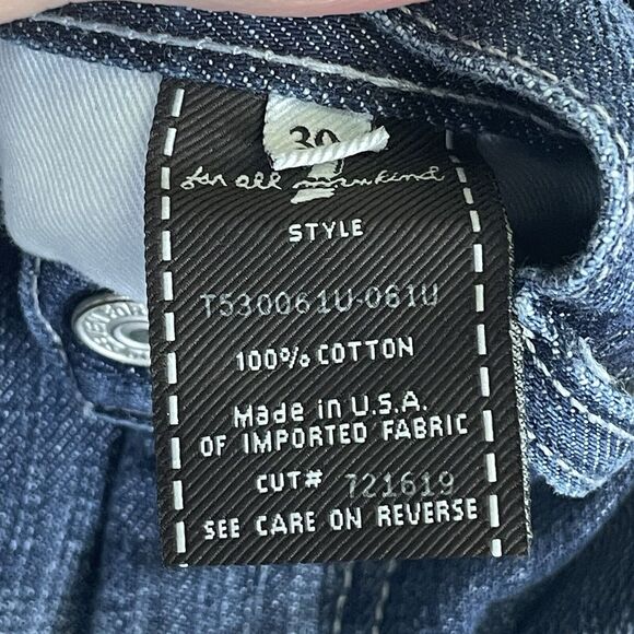 Seven For All Mankind 7FAMK A Pocket Boot Cut Lightly Distressed Jeans Womens 30 - Picture 8 of 8